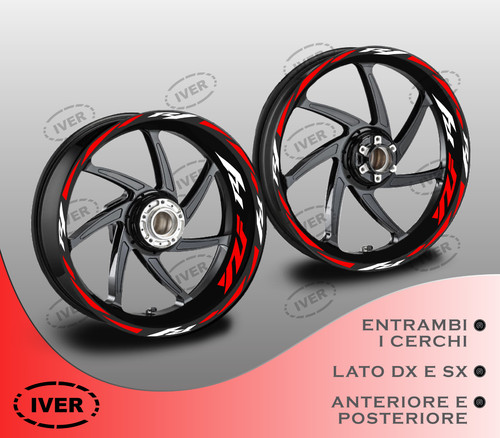 Adesivi cerchi moto yamaha - , r1